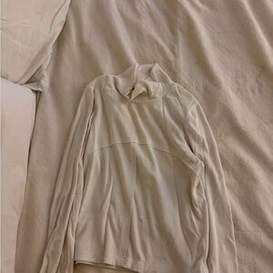 Aritzia Cream Long Sleeve Top